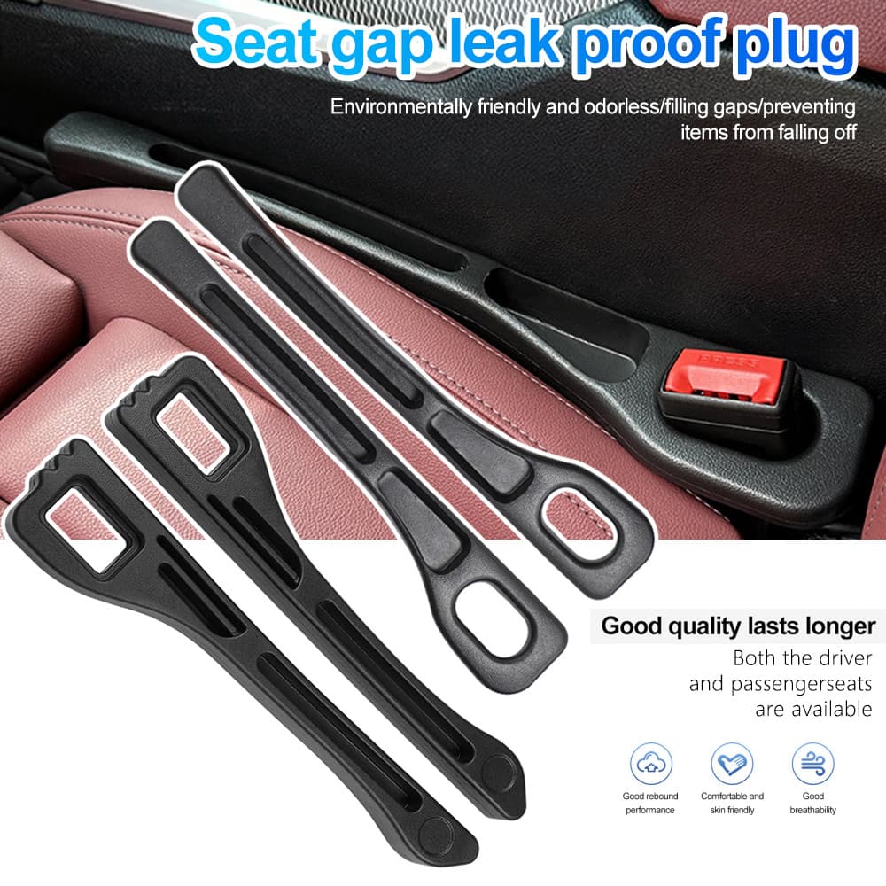 1 Par De Preenchimento De Lacuna De Assento De Carro , Plugue De Cinto De Segurança Tira De Costura Lateral Enchimento À Prova De Vazamento , Formato , Acessórios De Armazenamento Interior Do
