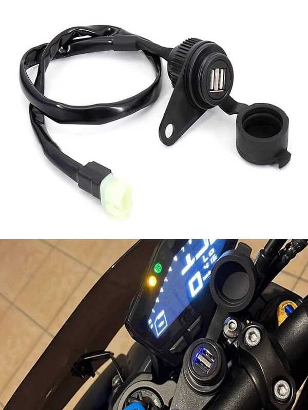 Adequado para Honda CB400X motocicleta telefone móvel duplo adaptador USB à prova dwaterproof água carregador de carro a