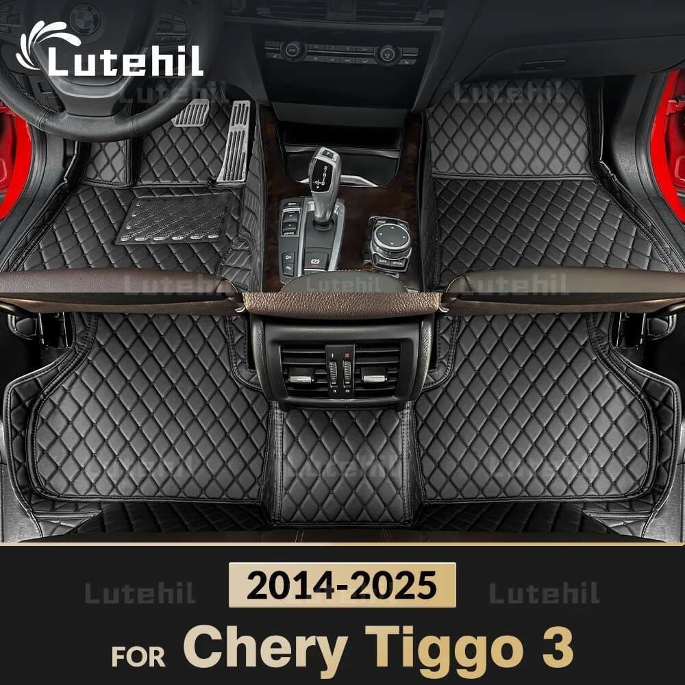 Tapetes De Carro Para Chery Tiggo 3 2025 2024 2023 2022 2021 2020 19 18 17 16 15 14 Almofadas De Pé Tapete Interior