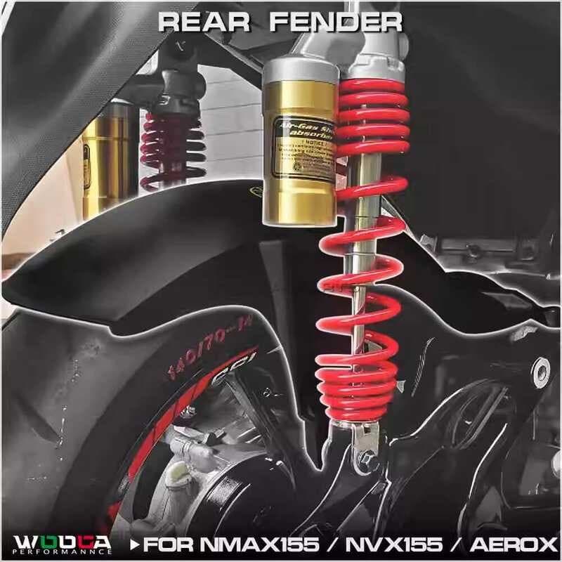 Adequado para Yamaha Nmax155 20-24 modificado estendido traseiro paralama Waterguard modificado acessórios