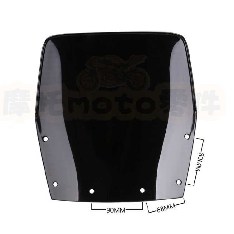 Kawasaki Ninja NINJA250 EX250 88-07 Pára-brisa de bolha dupla de alta qualidade