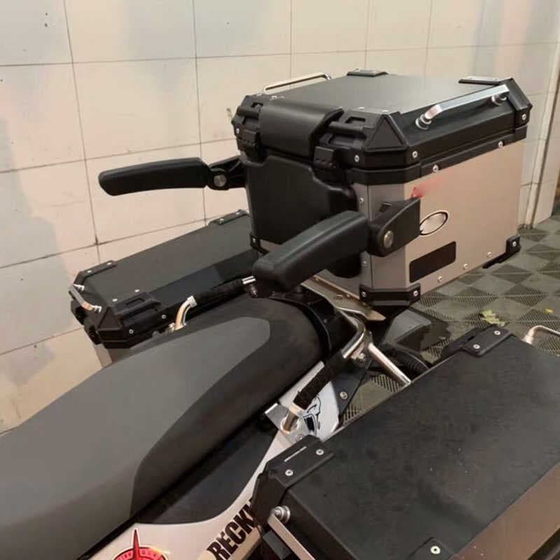 Caixa traseira da motocicleta braço liga de alumínio guarda assento traseiro tipo universal R1200ADV tensão carro neve l