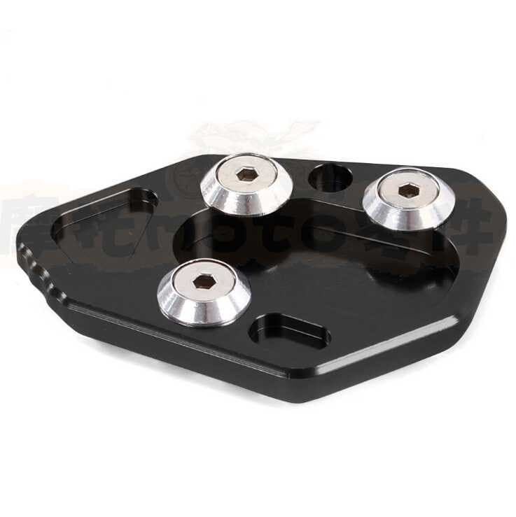 Alumínio ouro modificado motocicleta pé almofada suporte lateral antiderrapante assento Extra grande adequado para F800R