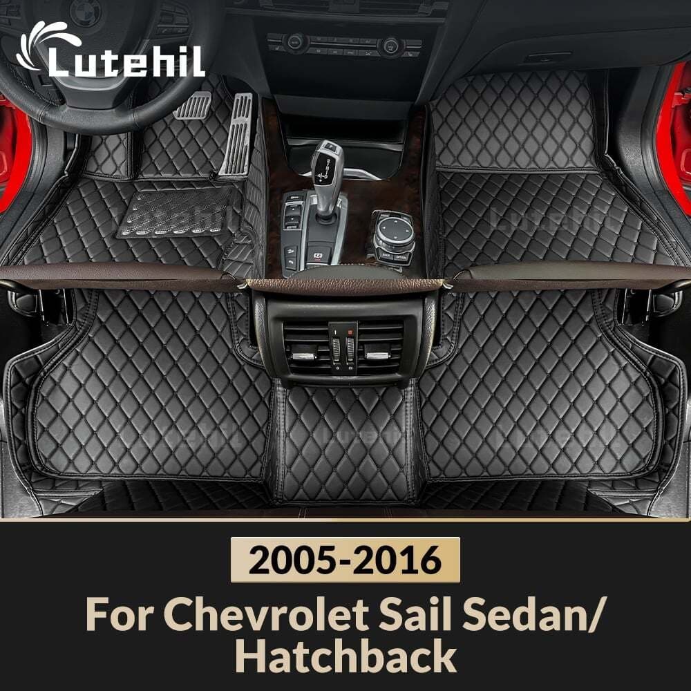 Para Chevrolet Vela Sedan/Hatchback 2005-2016 2015 2014 2013 Personalizado Tapete De Carro Automóvel Capa Acessórios Int