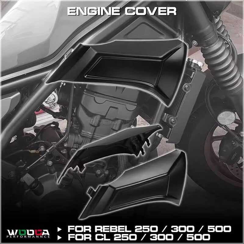 Adequado para Honda CL300 CM300 CM500 CL500 modificado placa de proteção do motor bloqueio defletor placa lateral