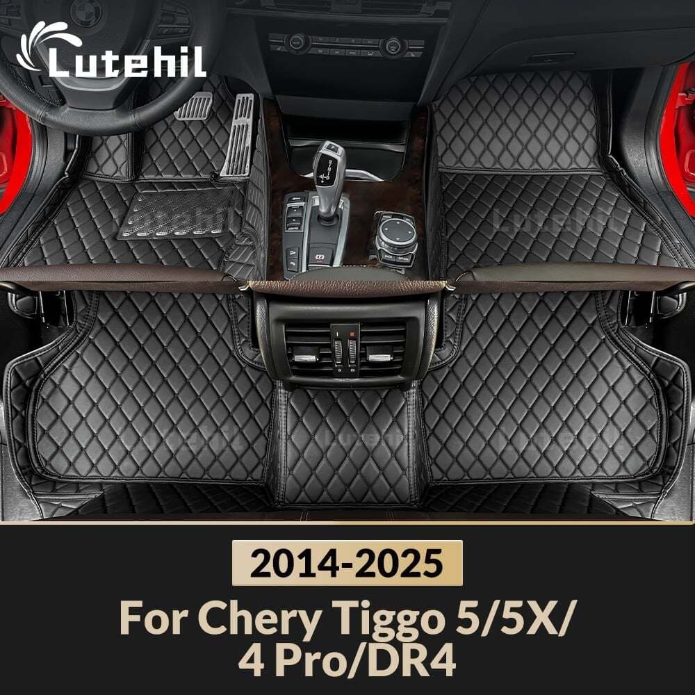 Para Chery Tiggo 5/5X/4 Pro/DR4 2014-2025 Tapetes De Carro Personalizados Almofadas De Pé Automóvel Capa Interior
