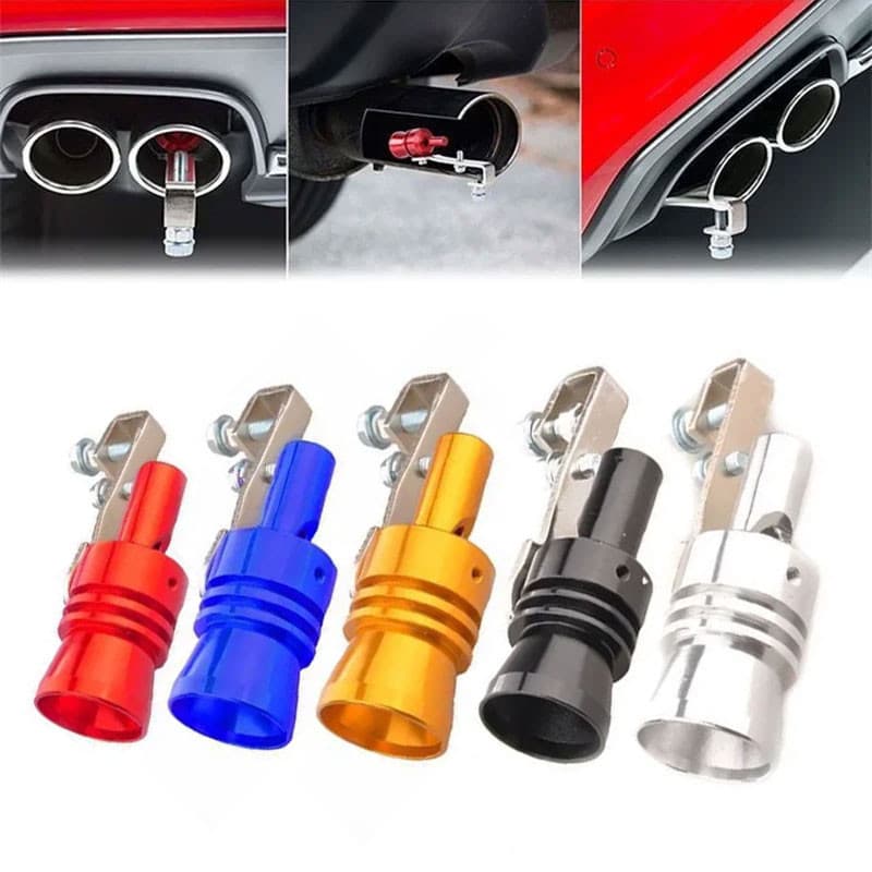 Tubo De Escape Carro Sintonia Do Veículo De Tamanho Superior Refit Turbo Sound Muffler Whistle Sounder Para Motocicletas Automotivas