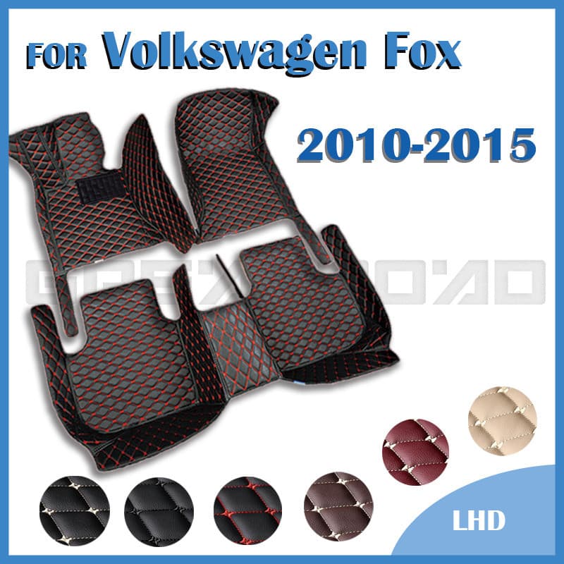 Tapetes De Carro Para VW Volkswagen Fox 2010-2015 2011 2012 2013 2014 Almofadas De Pé Personalizadas Acessórios Interior