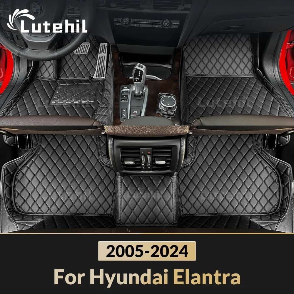 Para Hyundai Elantra 2005-2024 2023 2022 2021 2020 Personalizado Tapete De Chão Do Carro Tronco Automóvel Capa Acessório