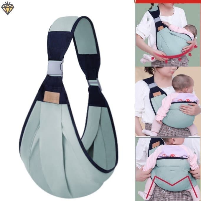 Porta Bebe Bolsa  ajustável ergonômico e confortável Para Bebe Passeio Canguru