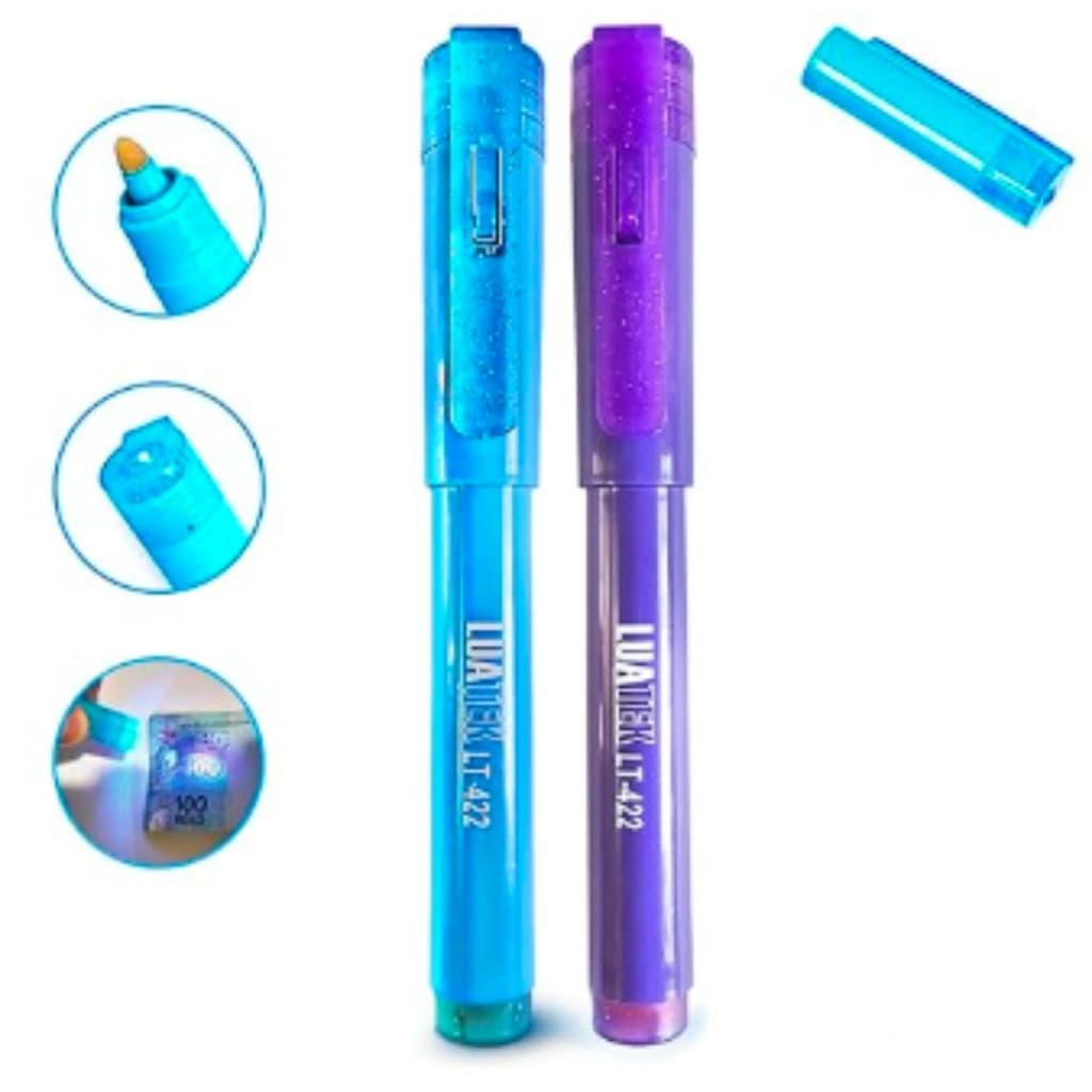 Caneta UV para Detectar Dinheiro Falso - Segurança Já!