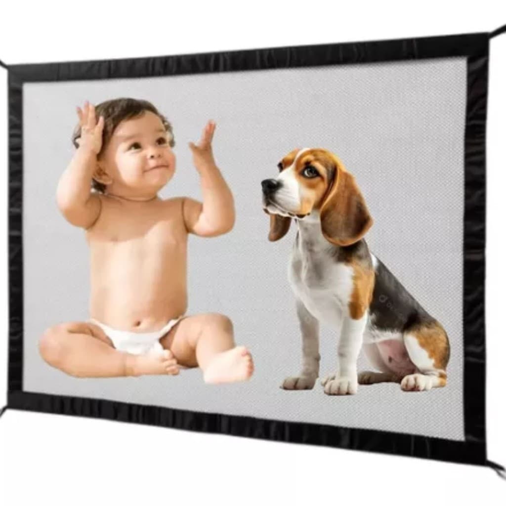 Tela Pet Protetora Porta Cães Gatos Crianças 110 X 70cm
