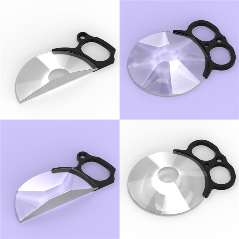 Filtro De Dioptria Dividido Portátil Com Lente De Prisma De Efeitos Especiais KnightX Para Fotografia