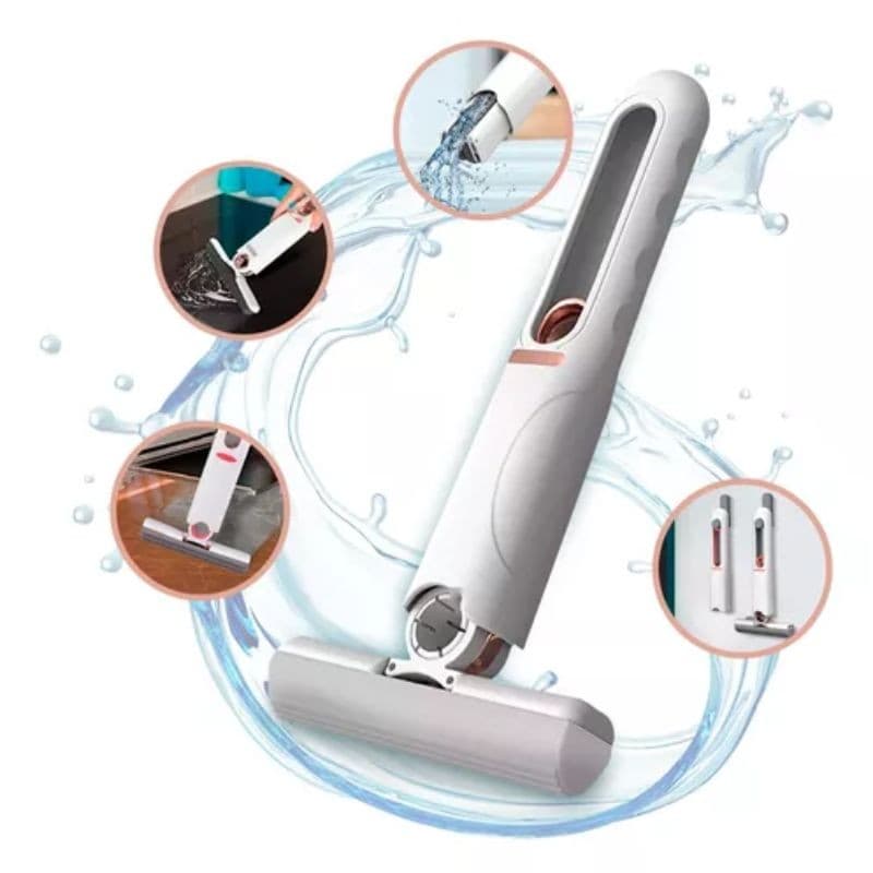Mini Mop Portátil: Limpeza Prática em Qualquer Lugar!