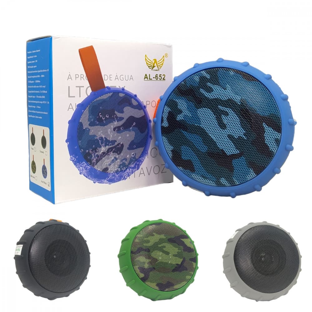 Caixa de Som Bluetooth Portátil À Prova D'agua 5W Altomex AL