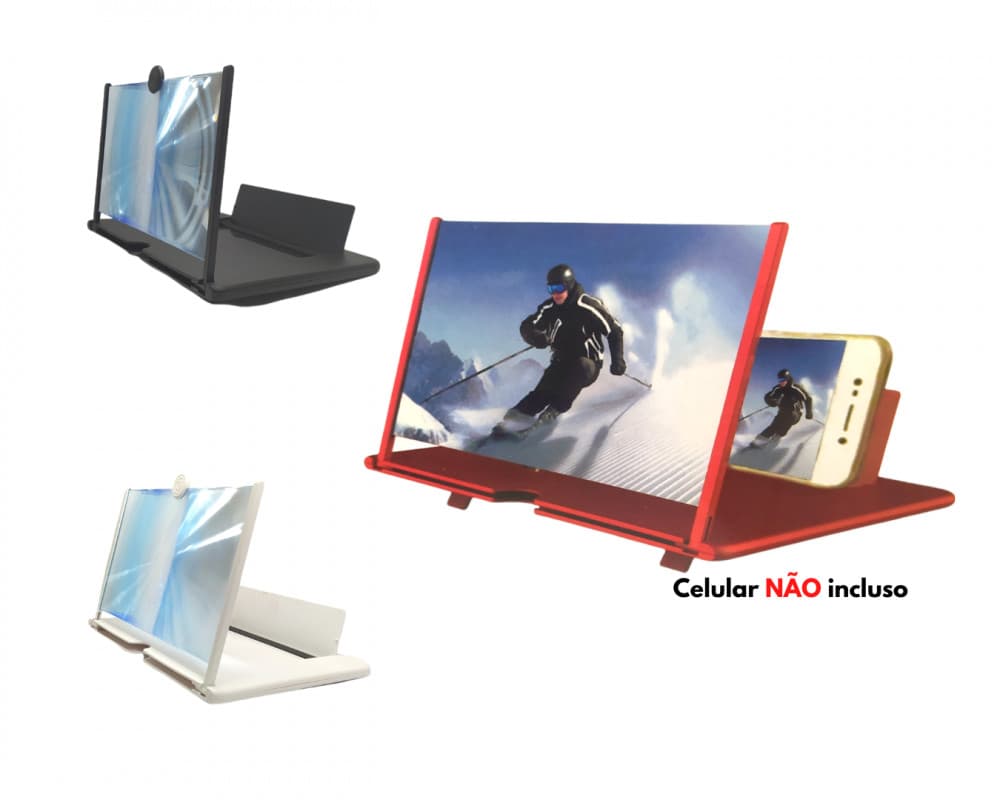 Ampliador de Tela 12 polegadas para Celular e Tablet P-12 (*