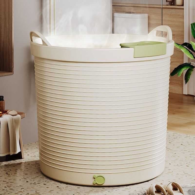 Banheira infantil com sensor de temperatura, tamanho grande, banheira para bebês, balde de natação para bebês, pode sent