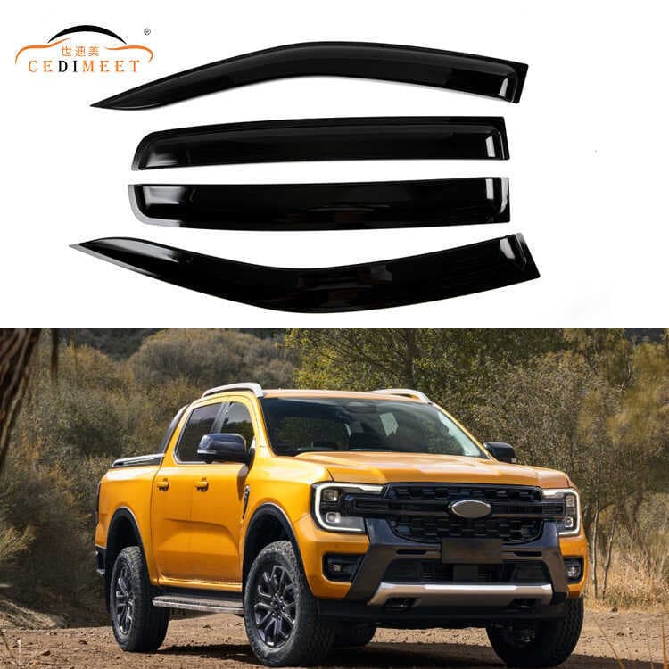 Adequado para Ford RangerT6/7/9 patrulha Ranger janela chuva sobrancelha captador carro bloco de chuva