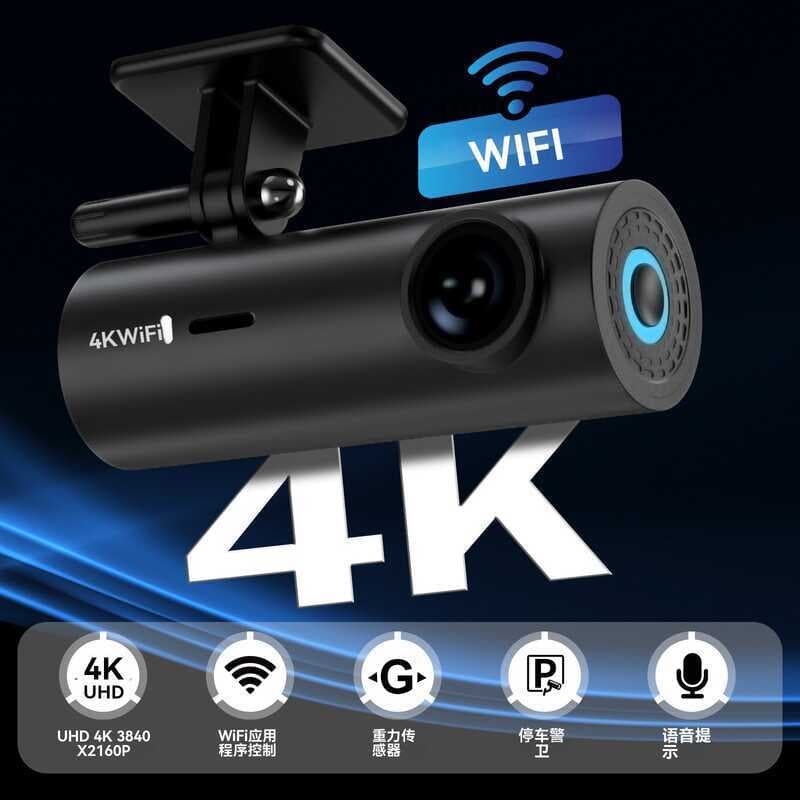 Hd LF10 carro 4k gravador de condução 4k frente traseira dupla gravação 24h hd visão noturna gravador condução noite