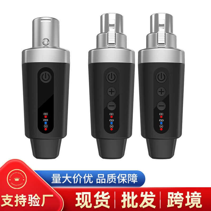 Conversão dinâmica com fio sistema de microfone sem fio transmissor receptor instrumento Musical secador de cabelo portá