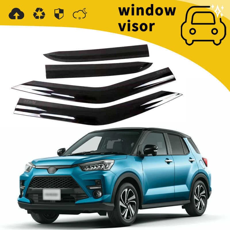 Adequado para 22 Toyota Lingfang RAIZE porta bloco de chuva janela chuva sobrancelha chuva defletor decoração modificada