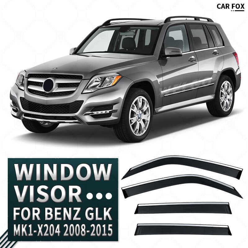 Adequado para 28-2015 Mercedes-BENZ GLK Sunny Rain Guard Sobrancelha BENZ GLK X204 Viseira de janela