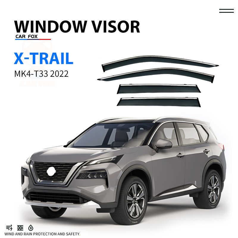 Adequado para Nissan Qijun janela viseira de sol à prova de chuva X-TRAIL Rogue janela viseira