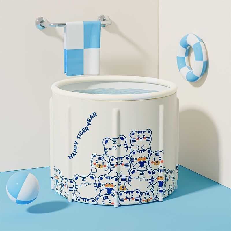 Banheira para adultos e crianças, banheira dobrável para corpo inteiro, banheiro, banheira para adultos