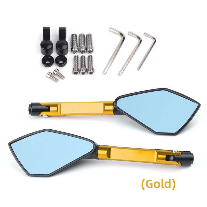 Espelho retrovisor modificado veículo elétrico invertendo CNC espelho retrovisor modificado Pentagonal invertendo