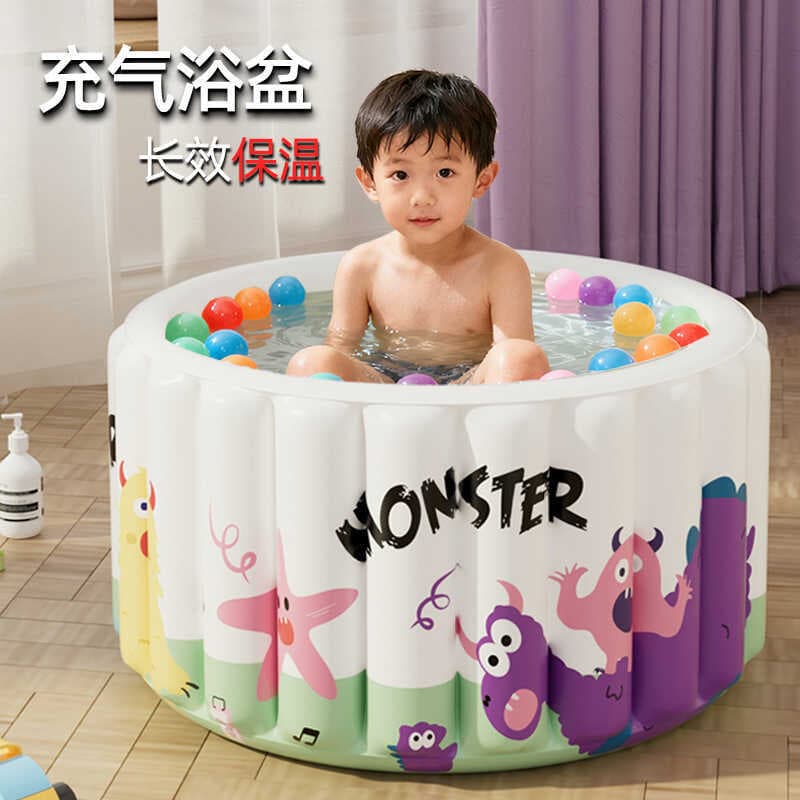 Banheira dobrável para crianças, banheira inflável para bebês, banheira para recém-nascidos