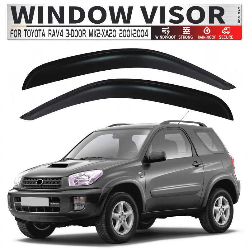 Adequado para TOYOTA Little Princess RAV4 Versão de três portas Protetor de chuva ensolarado TOYOTA RAV4 Viseira de jane