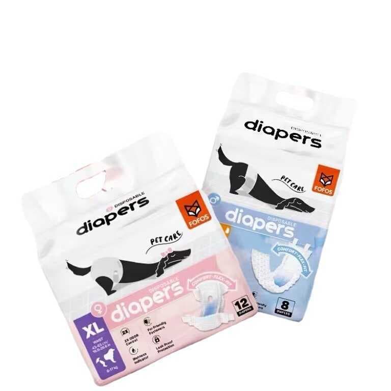 FOFOS Two Fuli Pet Fraldas para Período Menstrual Calças Polite Fraldas para Calças Menstruais