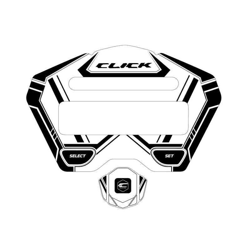 Painel de instrumentos medidor de pressão adesivo protetor motocicleta CLICK125i v3 v2 impressão decalque