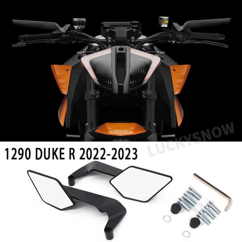 Adequado para 1290 Super Duke R 2022-2023 Universal Motocicleta Asa de Vento Espelho Traseiro Lateral