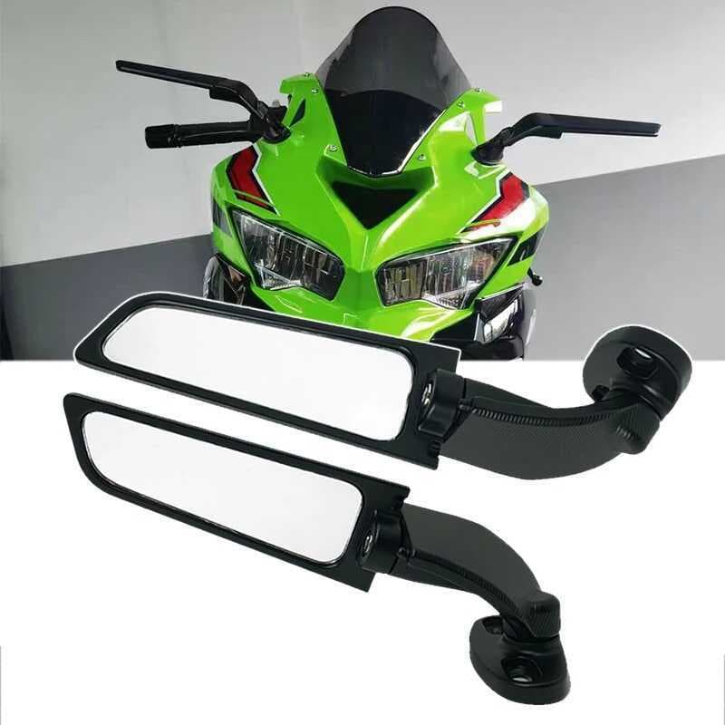 Venda quente transfronteiriça motocicleta modificado asa de vento fixa espelho retrovisor Spoiler adequado para Kawasaki