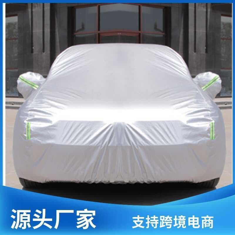 190T roupas de carro capa completa protetor solar à prova de chuva isolamento térmico capa de carro Oxford pano poliéste