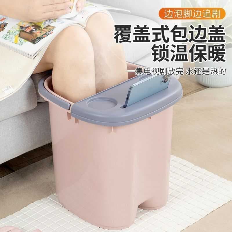 Banho de pés doméstico sobre o joelho saudável vapor bacia de pé outono inverno isolamento dormitório estudante barra de