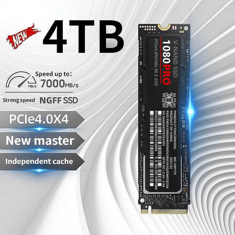Novo estilo 1080PRO M2 SSD de estado sólido1TB2TB4TB PCIe4.0 NVMe