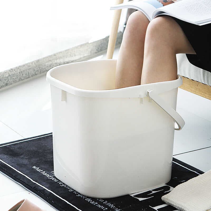 Banho de pés de plástico banho de pés terapia de pés banho de pés balde de massagem banho de pés doméstico balde alto pr