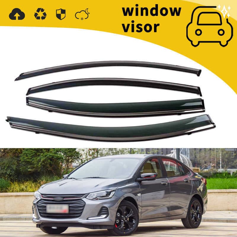 Adequado para 09-20 Chevrolet Cruz Cruzy Koruz porta do carro bloco de chuva janela chuva sobrancelha decoração modifica