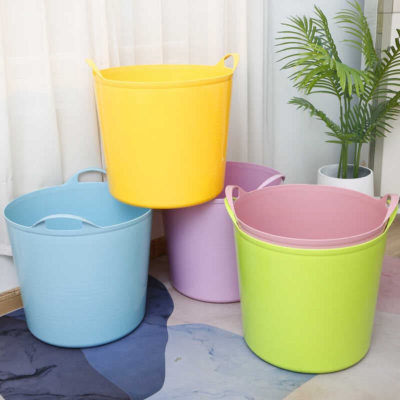 Banheira infantil para bebês, balde de plástico para natação doméstica, banheira para bebês, balde de armazenamento