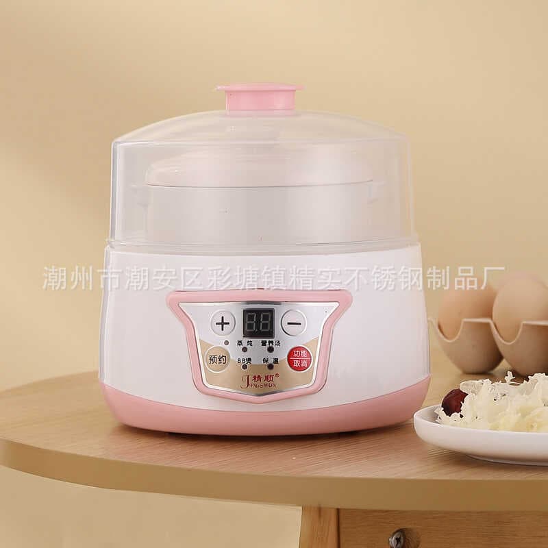 Pote de guisado elétrico à prova de água guisado saúde panela de sopa doméstica cerâmica panela de guisado elétrico ming