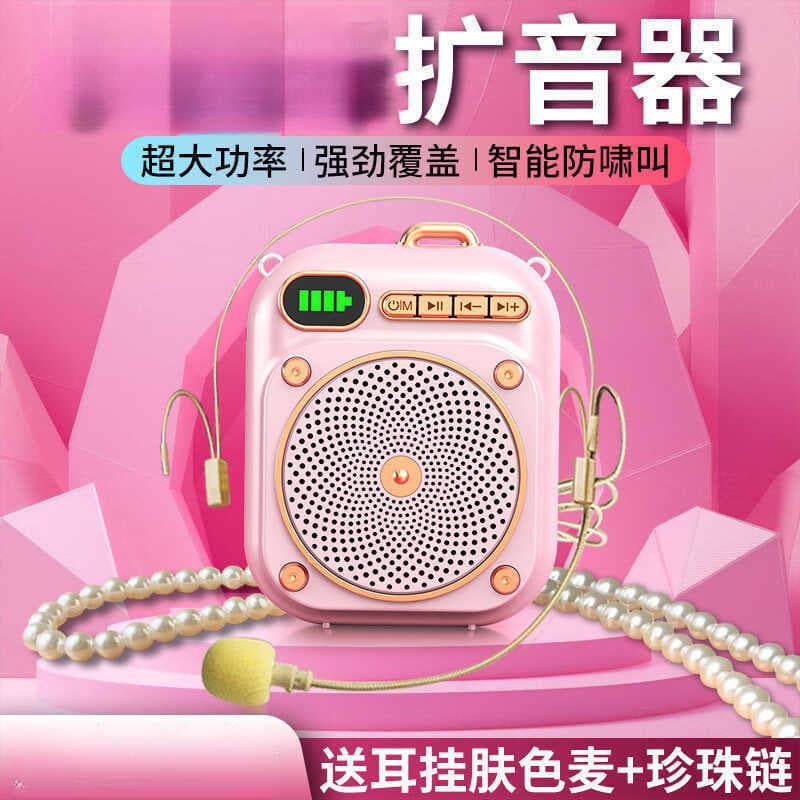 Amplificador de professor multifuncional, versão estudante, microfone infantil, classe, palestra, som mestre, fone de ou