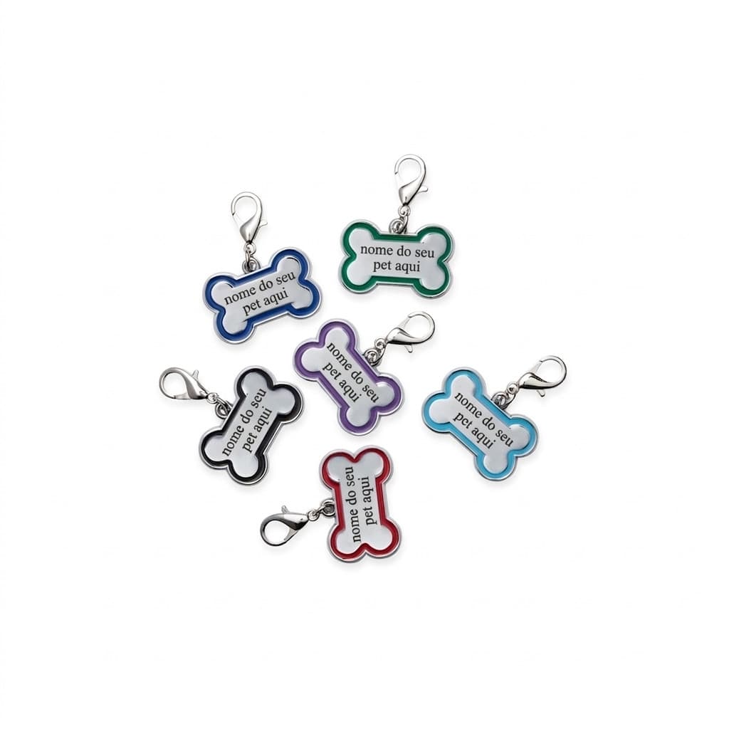Chaveiro de Identificação Pet Personalizado a Laser