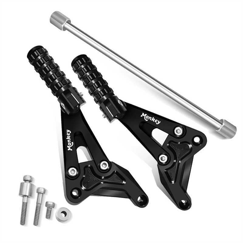 Adequado para Honda macaco 125 2018-2023 pedal traseiro da motocicleta suporte traseiro acessórios do pedal