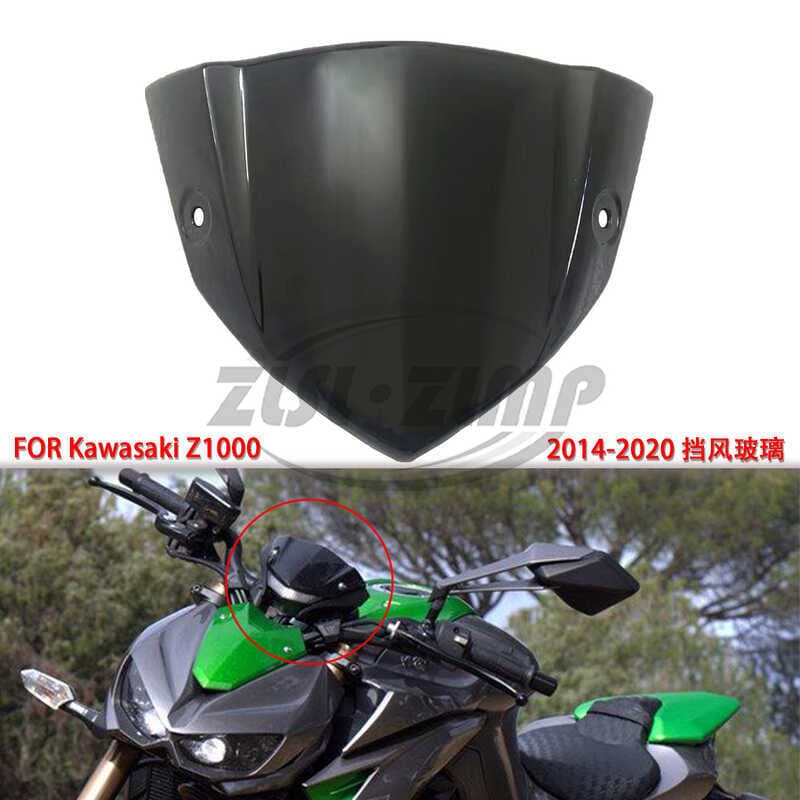 Adequado para kawasaki kawasaki Z1000 2014-2020 pára-brisa da motocicleta modificado pára-brisa dianteiro