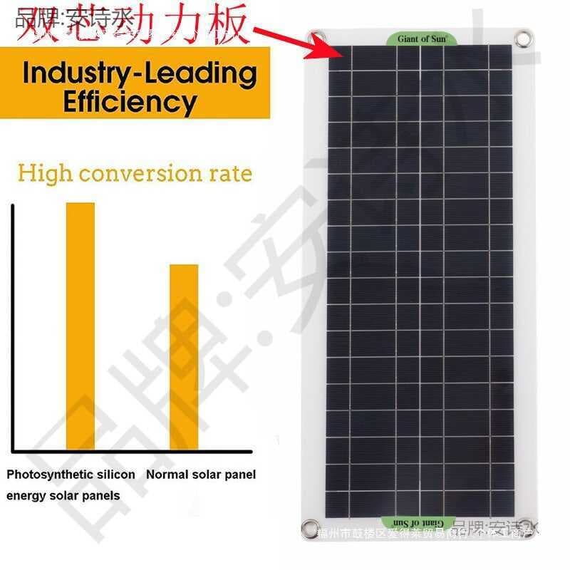 10W15W20W25W duplo USB único cristal painel de bateria de silicone controlador Solar carregador de carro 12V Anti-perda 
