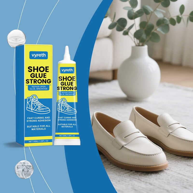 VYRETH Cola para sapatos Cuidados suaves Adesão Invisível Reparação diária Sola de sapato Cola multiuso portátil