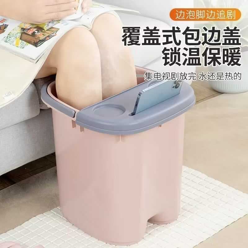 Casa pé banho bezerro alta profunda pé lavatório outono inverno isolamento dormitório estudante sobre a faca