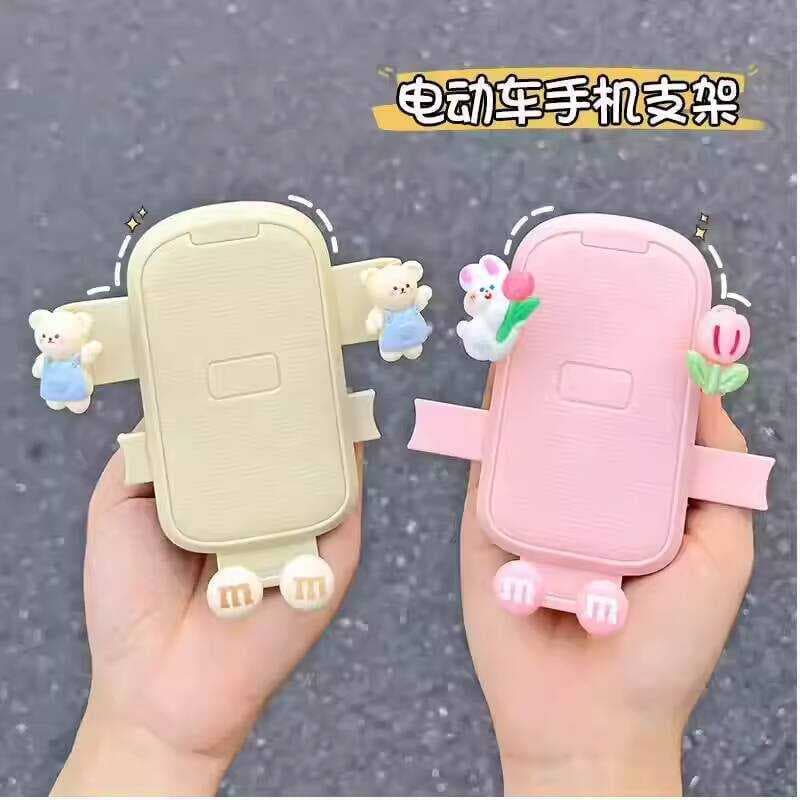 Veículo elétrico suporte do telefone móvel à prova de choque Anti-vibração bateria motocicleta espelho retrovisor navega